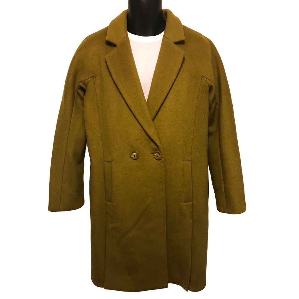 Antonio Melani WL Alin Women's Green Wool Dust Buster Coat